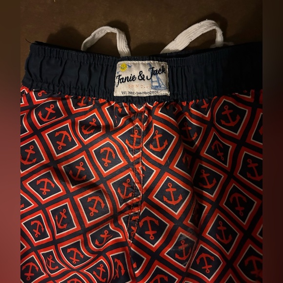 Janie and Jack Boy 👦🏻 Anchor ⚓️ Swim Trunks 🩳 Sz 3T - Picture 4 of 5
